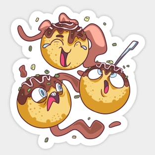 Funny Donuts Sticker